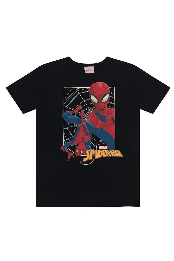 Camiseta infantil menino do Homem-Aranha Brandili - 4