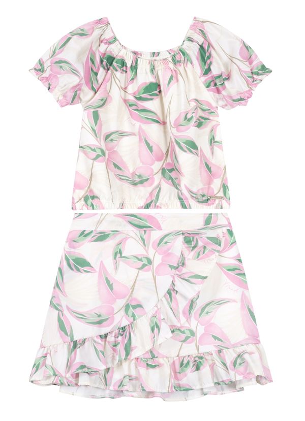 Conjunto Infantil Menina Em Viscose Mundi - 10