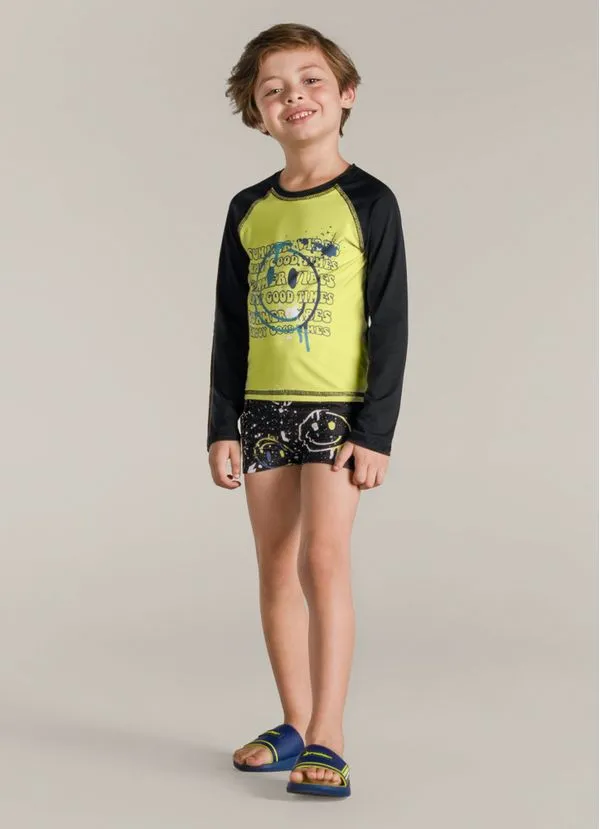 Conjunto em malha UV Infantil menino Brandili - 10