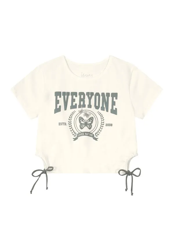 Blusa cropped em cotton infantil menina Young Class - 14