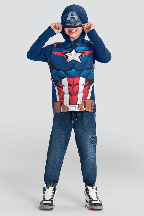 Camiseta infantil menino Os Vingadores brandili - 4