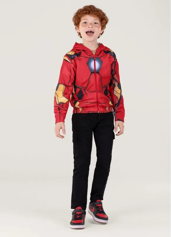 Jaqueta Microfibra Os Vingadores Infantil Unissex Brandili - 1