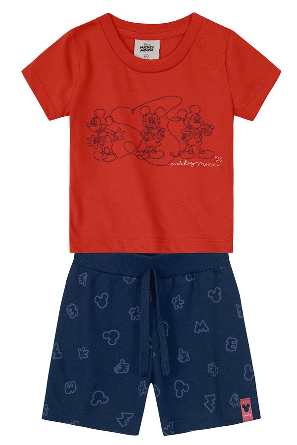 Conjunto Mickey Mouse infantil menino Mundi - G