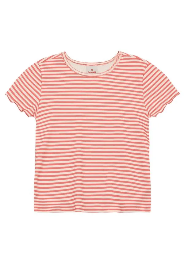 Blusa infantil menina em ribana listrada Brandili - 12