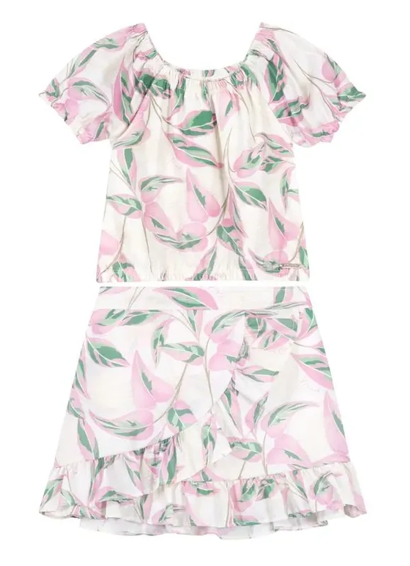 Conjunto Infantil Menina Em Viscose Mundi - 6