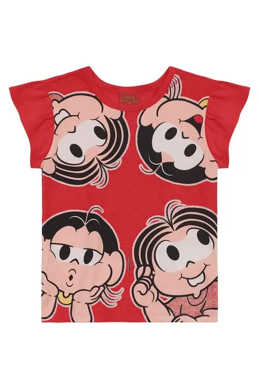 Blusa infantil menina brilhante da Turma da Mônica Brandili - 4