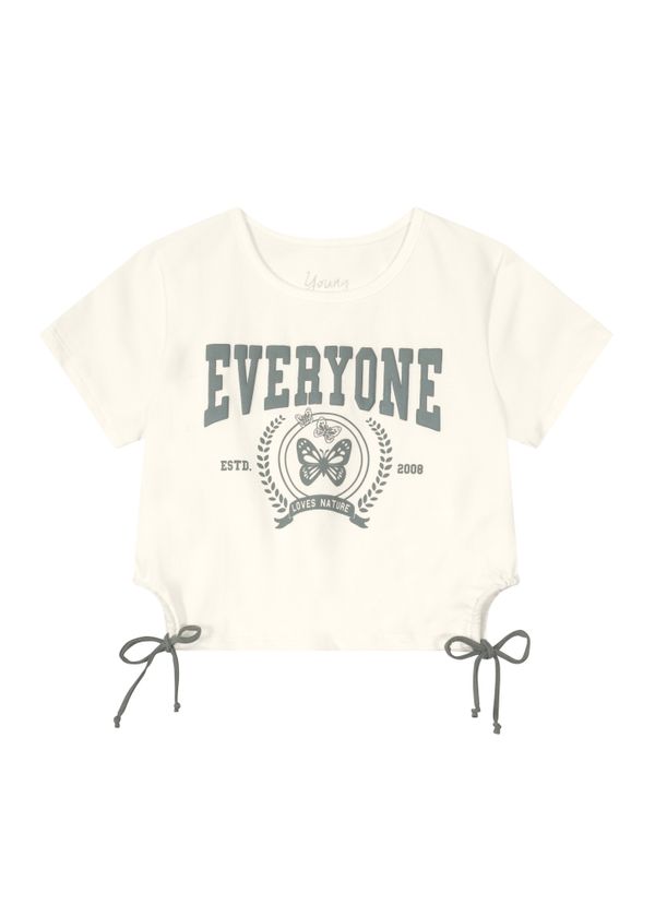 Blusa cropped em cotton infantil menina Young Class - 10