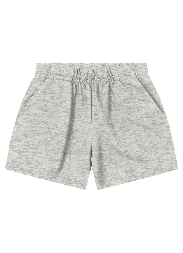Shorts infantil menina em moletinho Brandili Shorts básico infantil menina em moletinho Brandili - 8