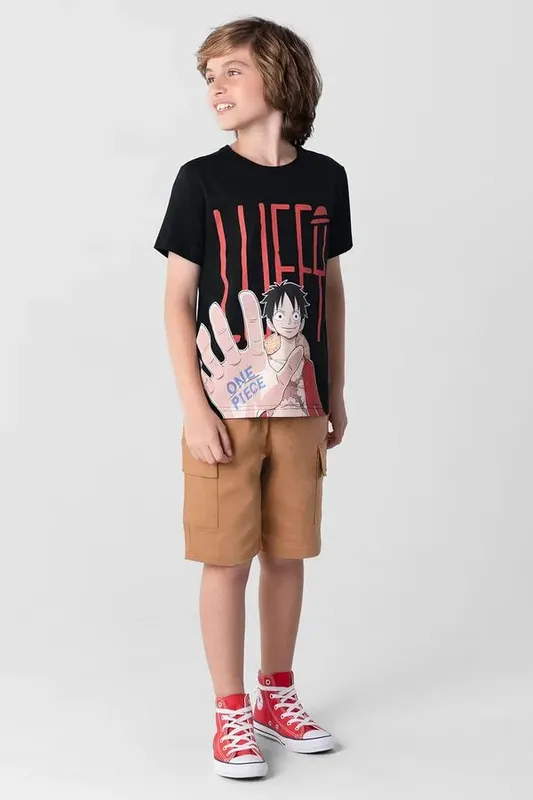 Camiseta One Piece infantil unissex Brandili - 10