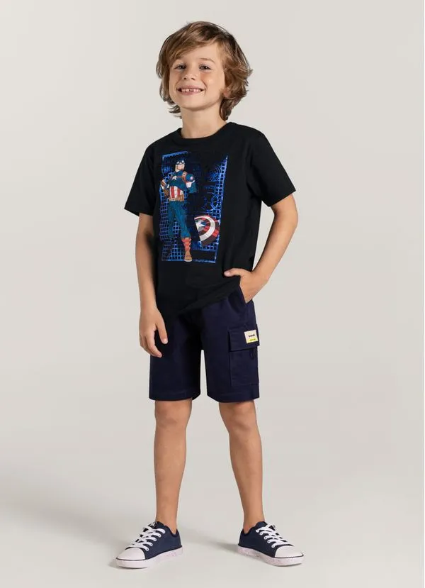 Camiseta estampada Infantil menino com Brandili - 2