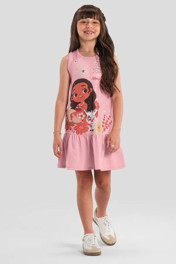 Vestido infantil menina da Moana Brandili - 6