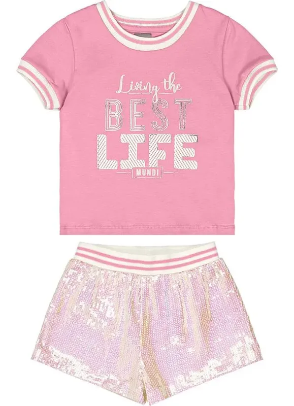 Conjunto infantil menina Mundi - 10