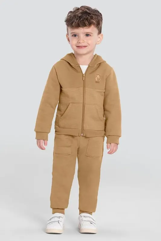 Conjunto infantil menino com bordado fino de cavalinho Mundi - 2