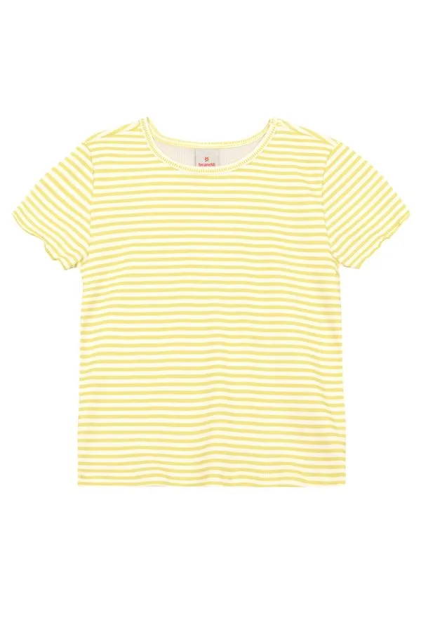 Blusa infantil menina em ribana listrada Brandili - 6