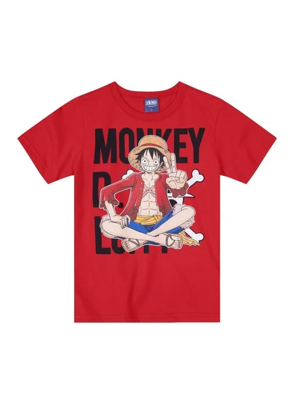 Camiseta One Piece infantil unissex Brandili - 6