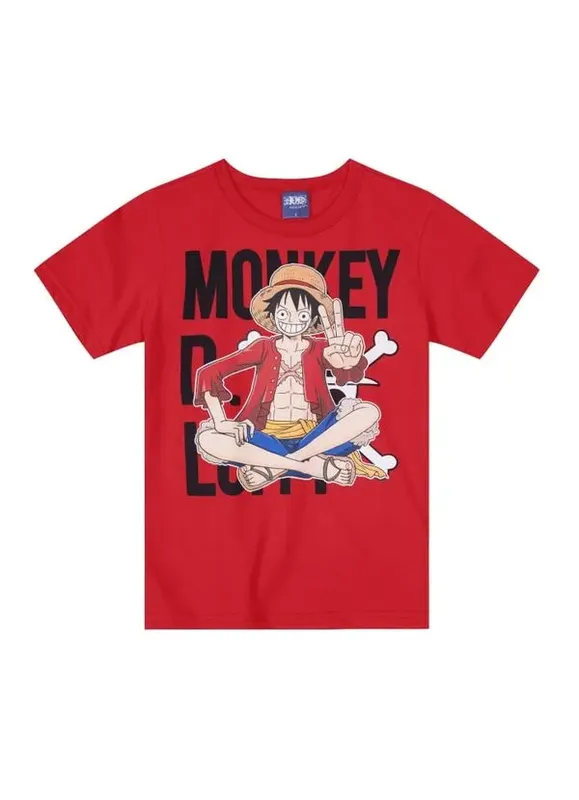 Camiseta One Piece infantil unissex Brandili - 6