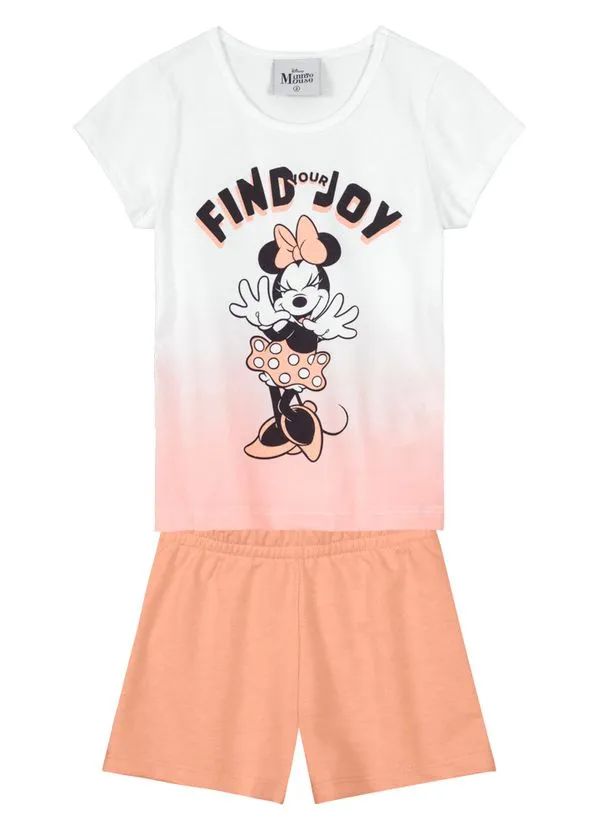 Conjunto infantil menina em malha Minnie Brandili - 1