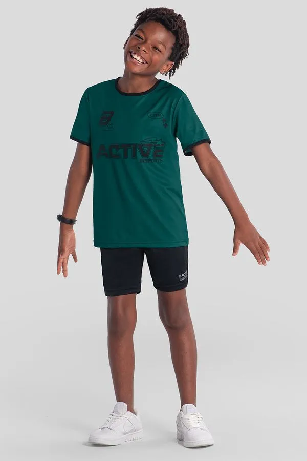 Bermuda infantil menino em dry sport Brandili Active - 8