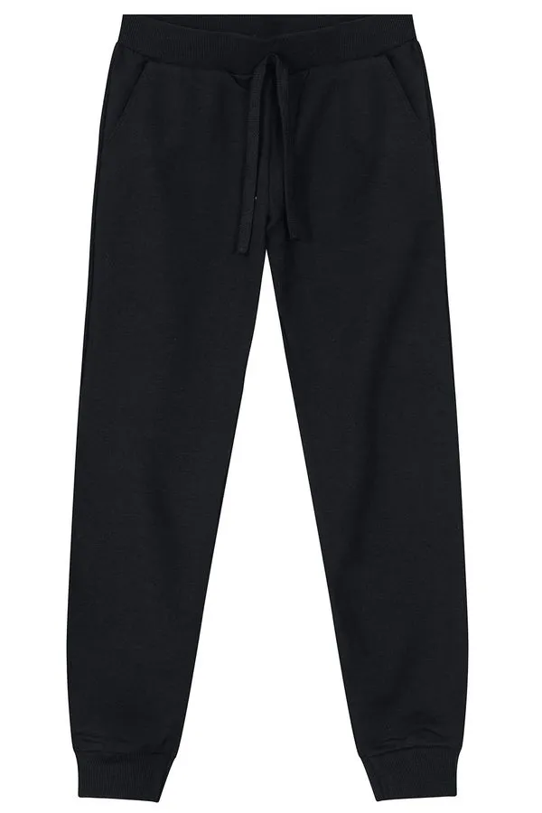 Calça Jogger Básica em Moletinho infantil menino Brandili - 3