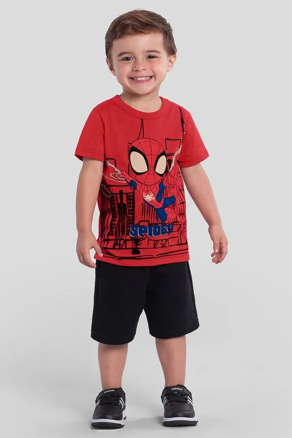 Camiseta infantil menino do Homem-Aranha Brandili - 3