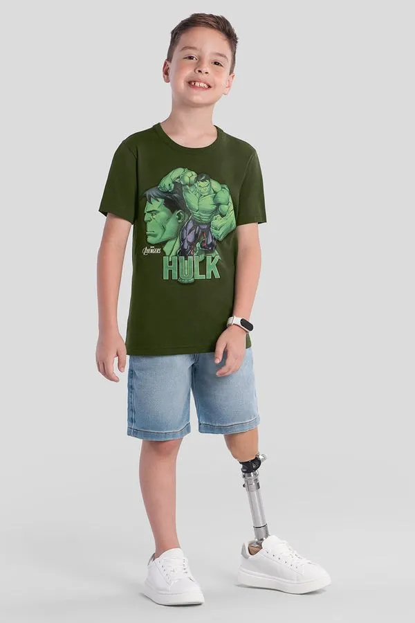 Camiseta infantil menino dos Vingadores em gel Brandili - 4