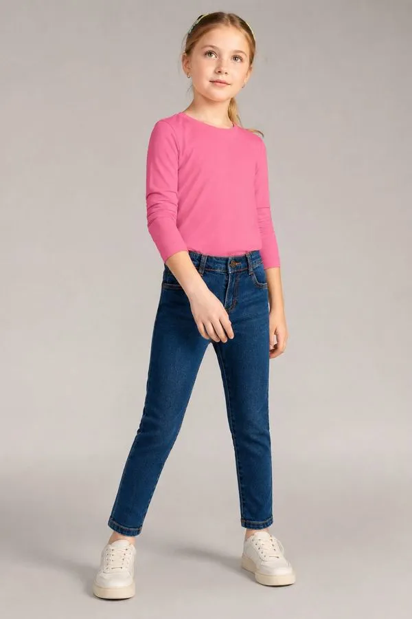 Calça jeans infantil menina Brandili - 3
