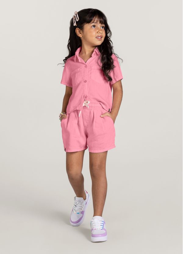 Camisa cropped infantil menina Brandili - 8
