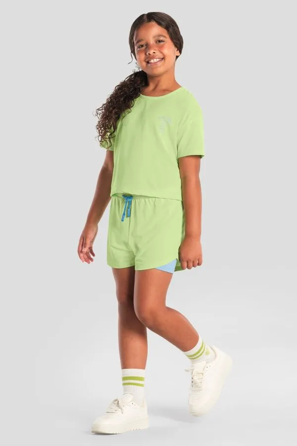 Blusa infantil menina esportiva Brandili Active - 10