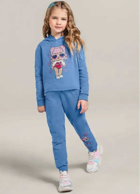Blusão cropped infantil menina LOL Brandili - 4