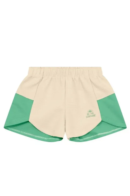 Shorts infantil menina em moletinho texturizado Brandili - 8