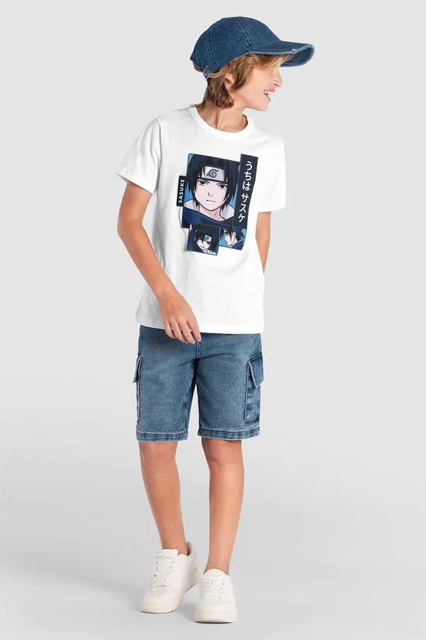 Camiseta infantil menino do naruto Brandili - 8