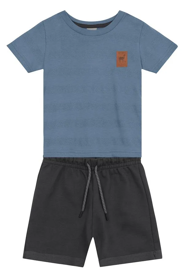 Conjunto infantil menino de camelo Mundi - 8