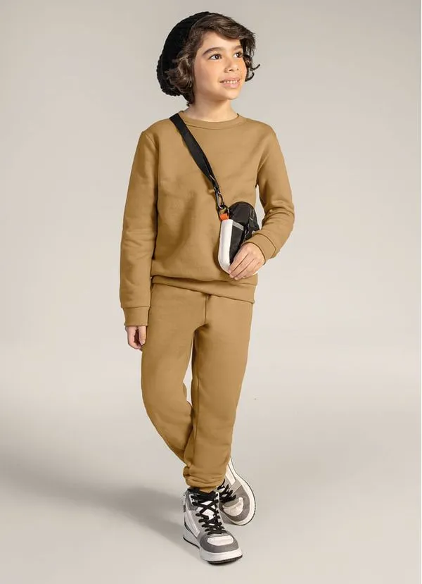 Blusão infantil menino em moletom Brandili - 10