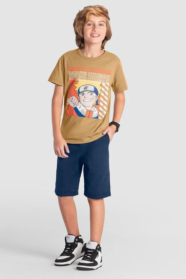 Camiseta infantil menino do naruto Brandili - 12