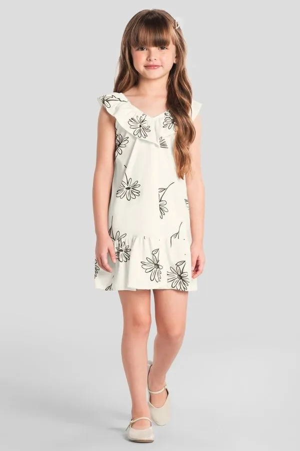 Vestido infantil menina floral Mundi - 4