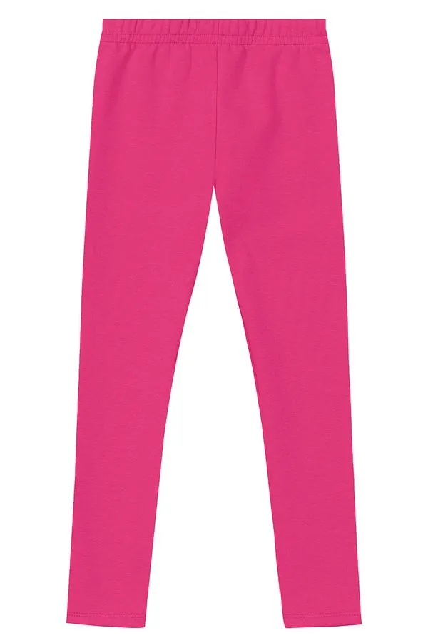 Calça legging básica infantil menina em molecotton Brandili - 2