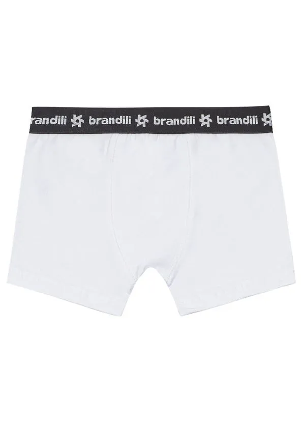 Cueca boxer infantil menino em cotton Brandili - G