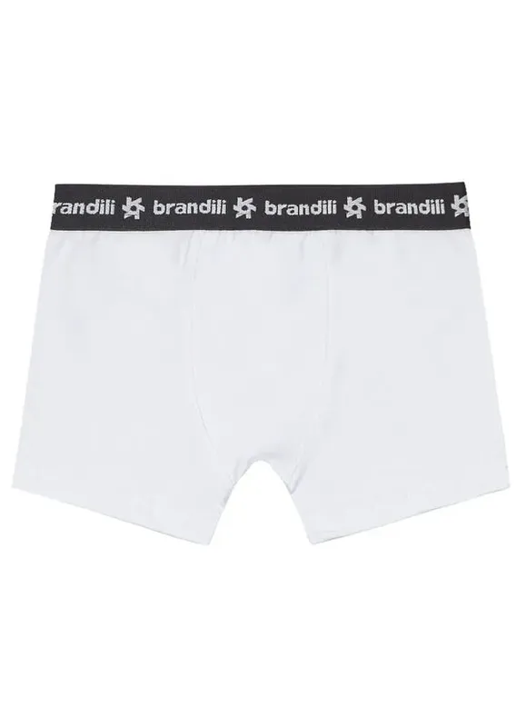 Cueca boxer infantil menino em cotton Brandili - GG