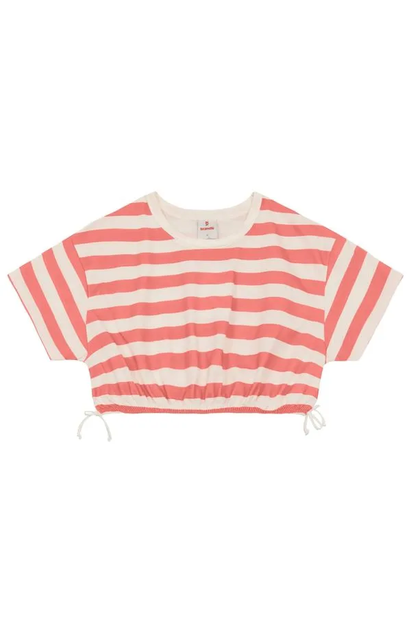 Blusa infantil menina listrada Brandili - 4