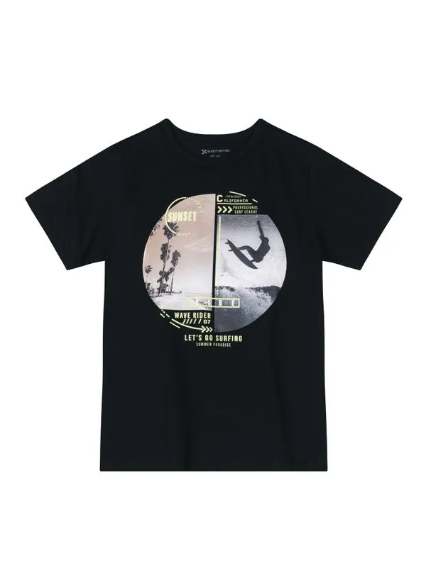 Camiseta infantil menino em malha Extreme - 18