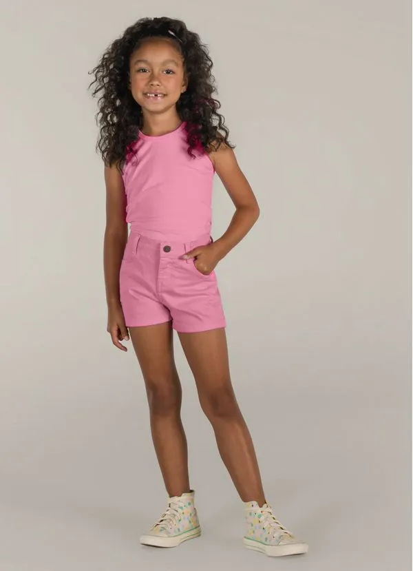 Shorts sarja infantil menina Brandili - 8