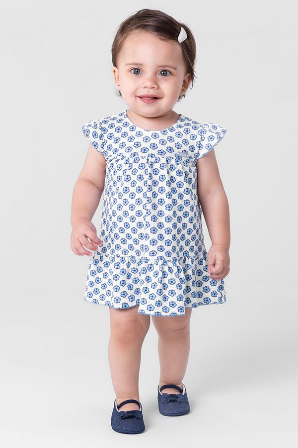 Vestido infantil menina estampado Mundi - 2