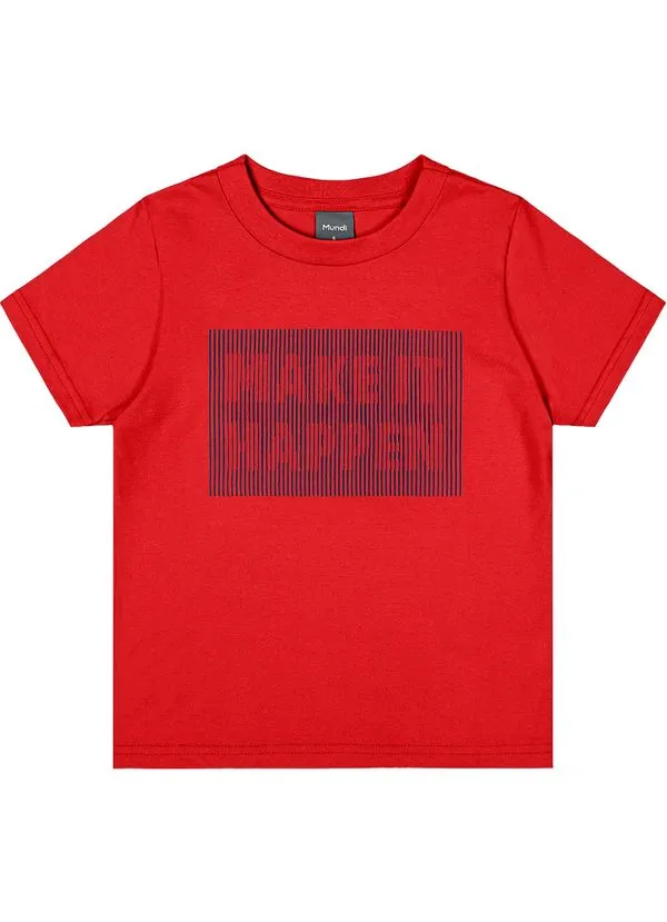 Camiseta em malha infantil menino Mundi - 12