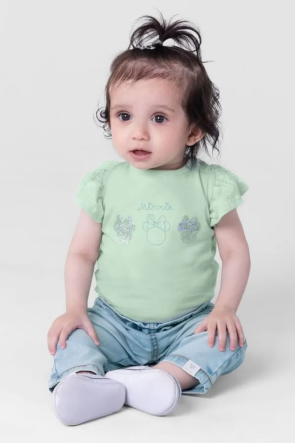 Blusa infantil menina Minnie Mouse em malha Brandili - 2