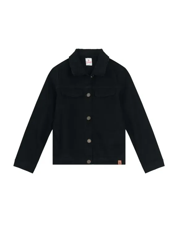 Jaqueta Sarja Com Pelinho Infantil Menina Brandili - 6