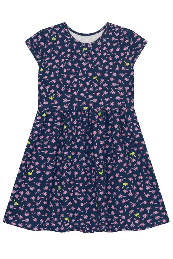 Vestido infantil menina florido Brandili - 2
