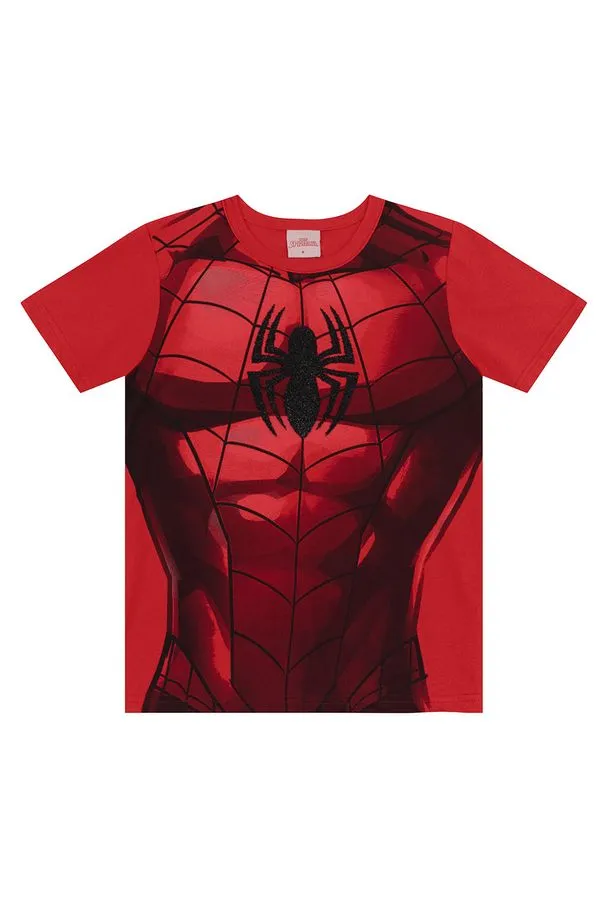 Camiseta infantil menino do Homem-Aranha Brandili - 4