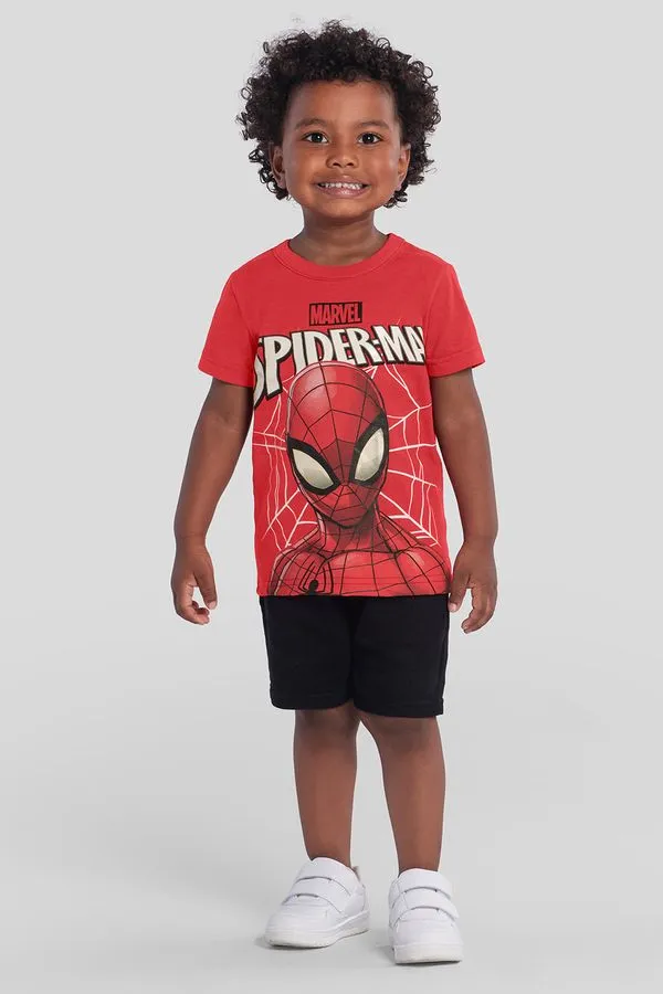 Camiseta infantil menino do Homem-Aranha Brandili - 1