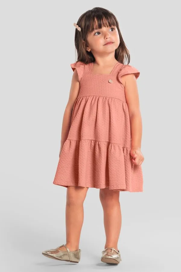 Vestido infantil menina texturizado Mundi - 10