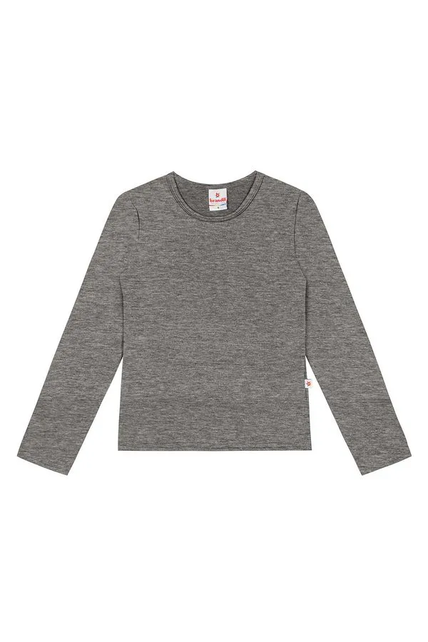 Camiseta infantil unissex térmica pesado Brandili - 18